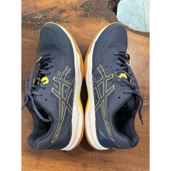 ASICS Gel-Rocket 10 Men\'s Indoor Court Shoes Navy/Yellow Gum US 10.5 1071A108 main image 4